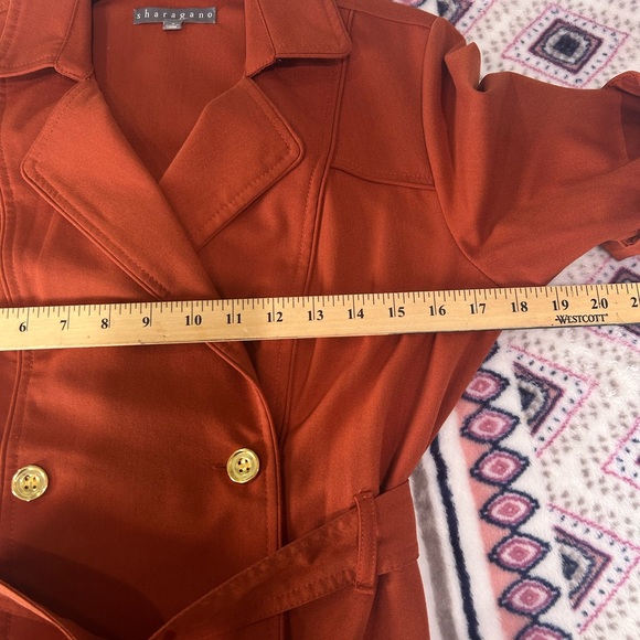 Sharagano Women's Belted Shirtdress with Short Roll Tab
Sleeves - Picture 4 of 7